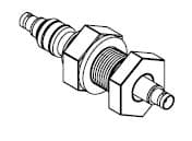 COAXIAL, BNC, 1 PIN, FLOATING SHIELD, DOUBLE-ENDED, 1