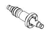 COAXIAL, MHV, 1 PIN, FLOATING SHIELD, DOUBLE-ENDED, 133CF, NO CONNECTOR
