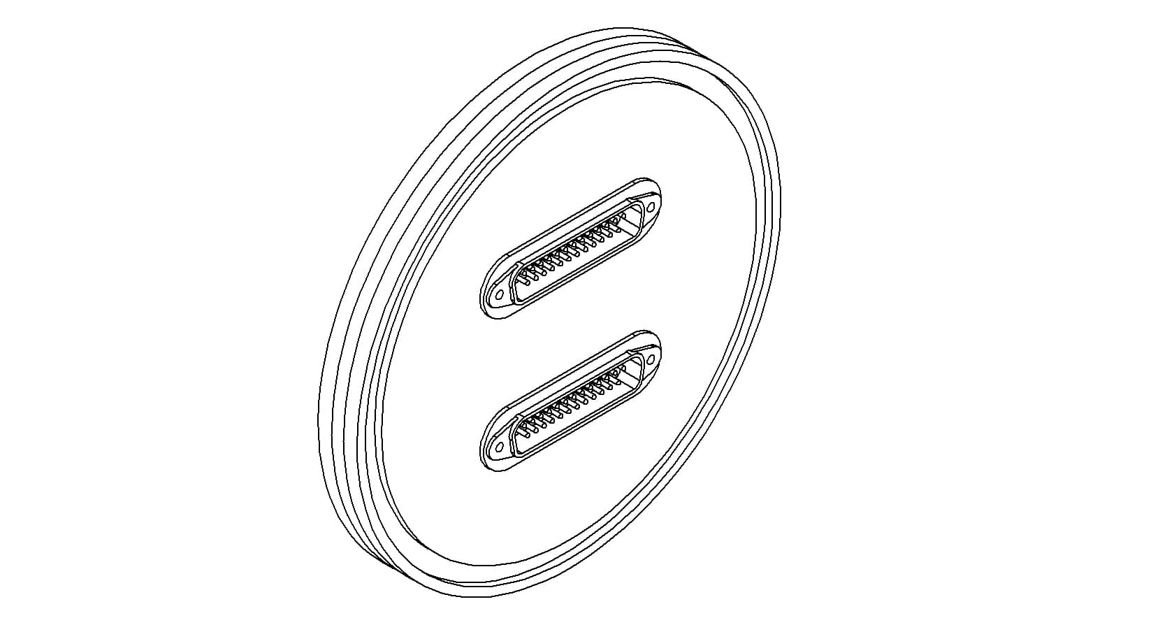 MULTIPIN, TYPE-D, 500V, 5A, 2 x 25 PIN, ISO100 제품 이미지