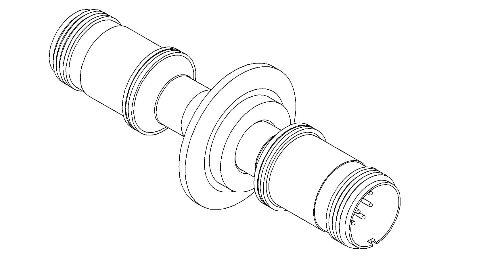 MULTIPIN, 10 PIN, 700V, 10A, DOUBLE-ENDED, QF40 제품 이미지