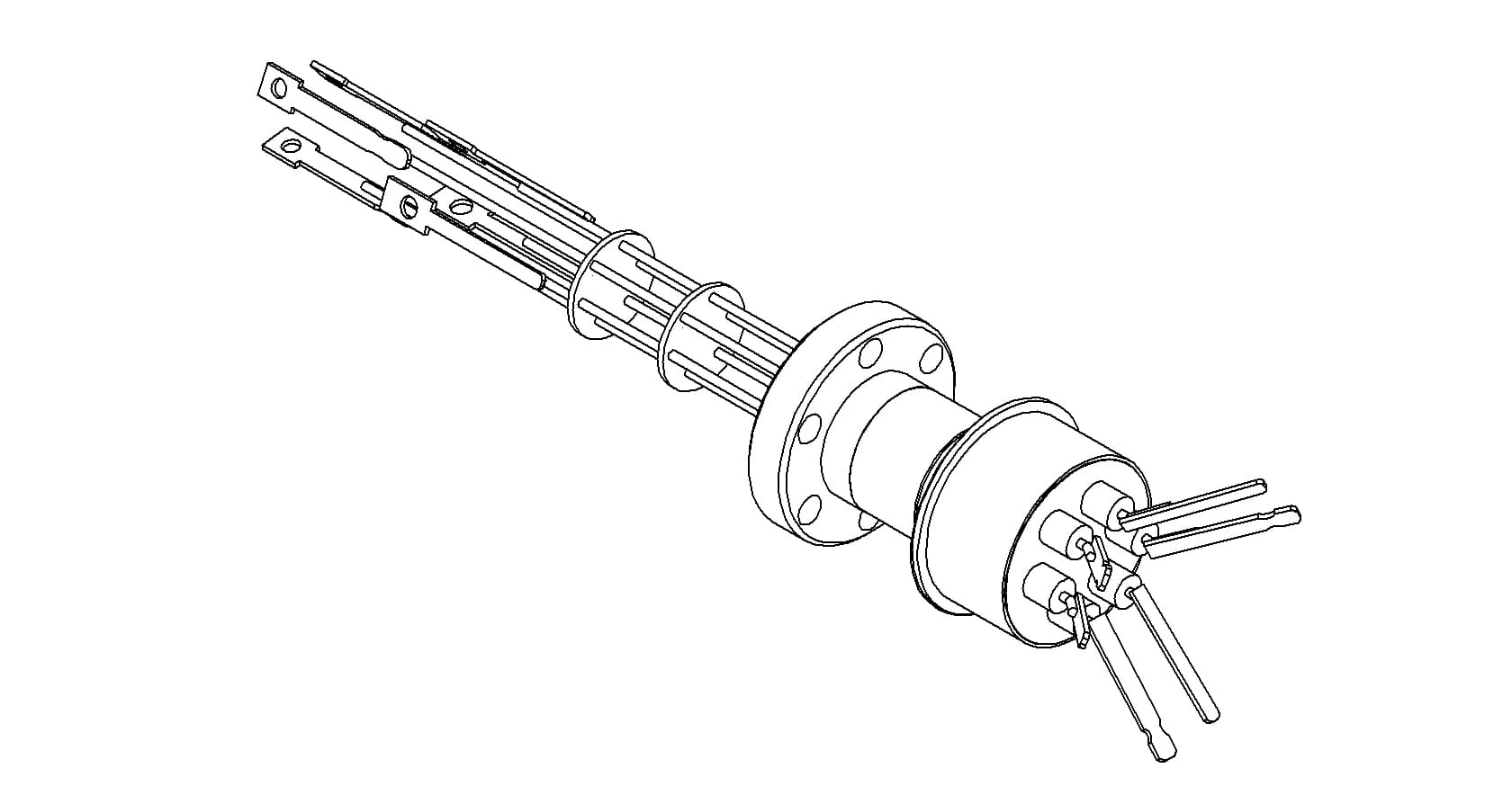 THERMOCOUPLE, TYPE C, 3 PAIR, CONNECTOR, 133CF