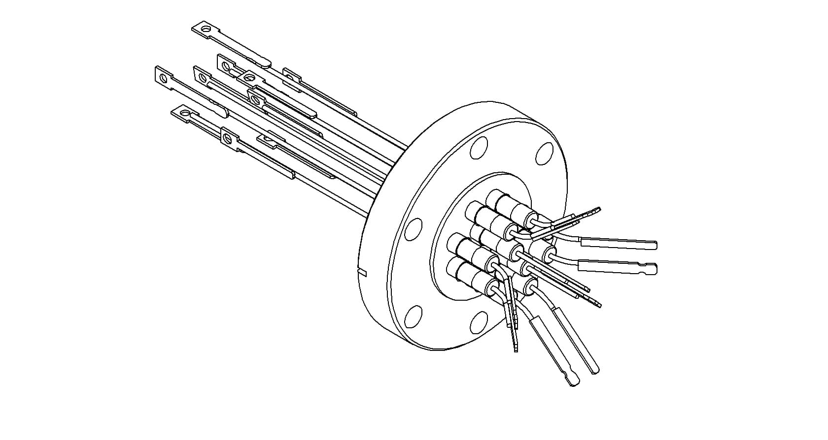 THERMOCOUPLE, TYPE C, 5 PAIR, CONNECTOR, 275CF