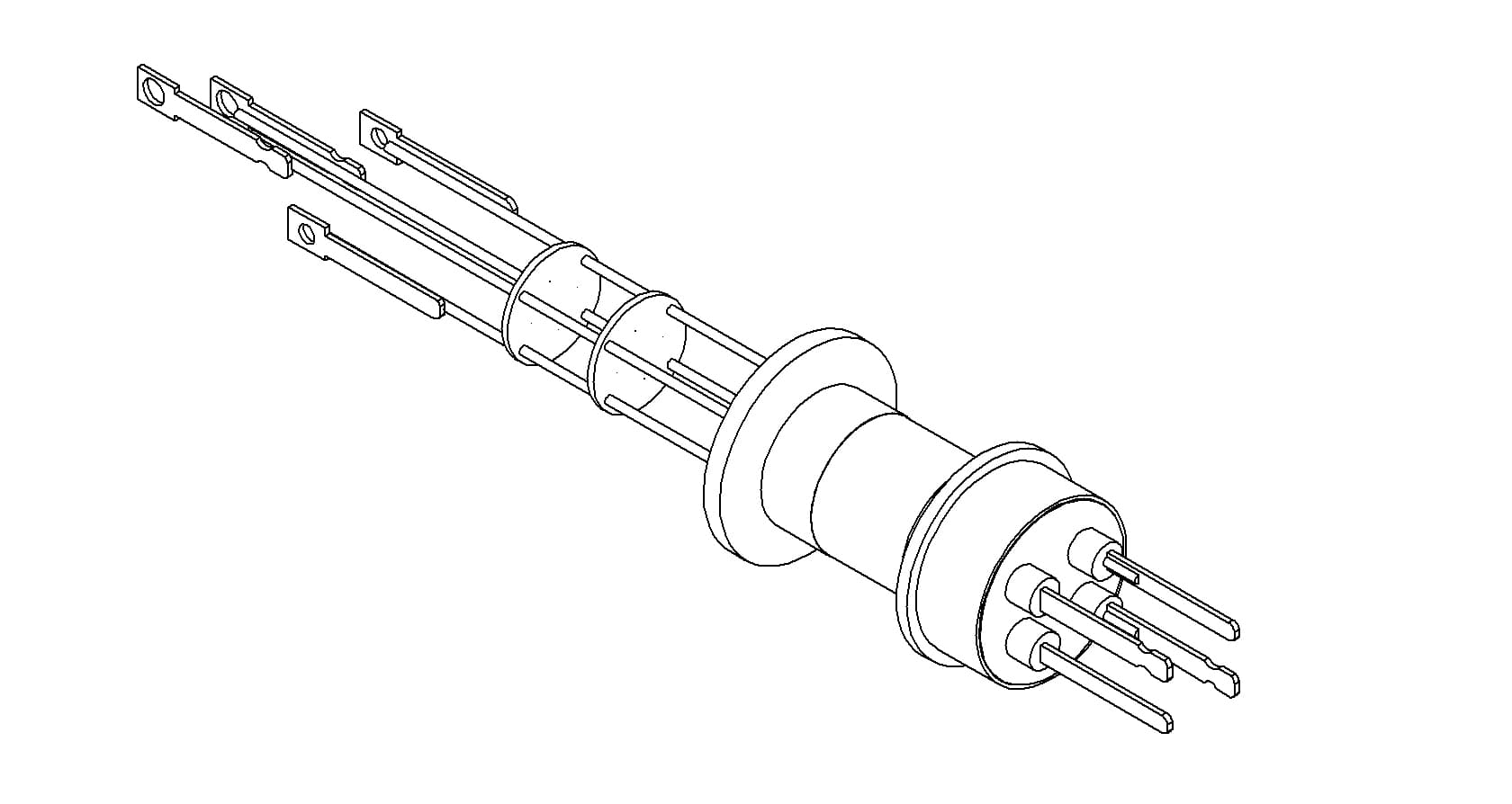 THERMOCOUPLE, TYPE E, 2 PAIR, CONNECTOR, QF16 제품 이미지