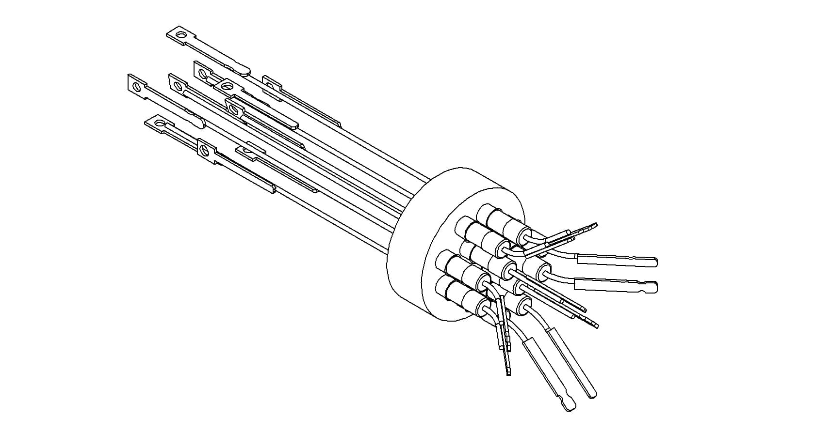 THERMOCOUPLE, TYPE J, 5 PAIR, CONNECTOR, WELD 제품 이미지