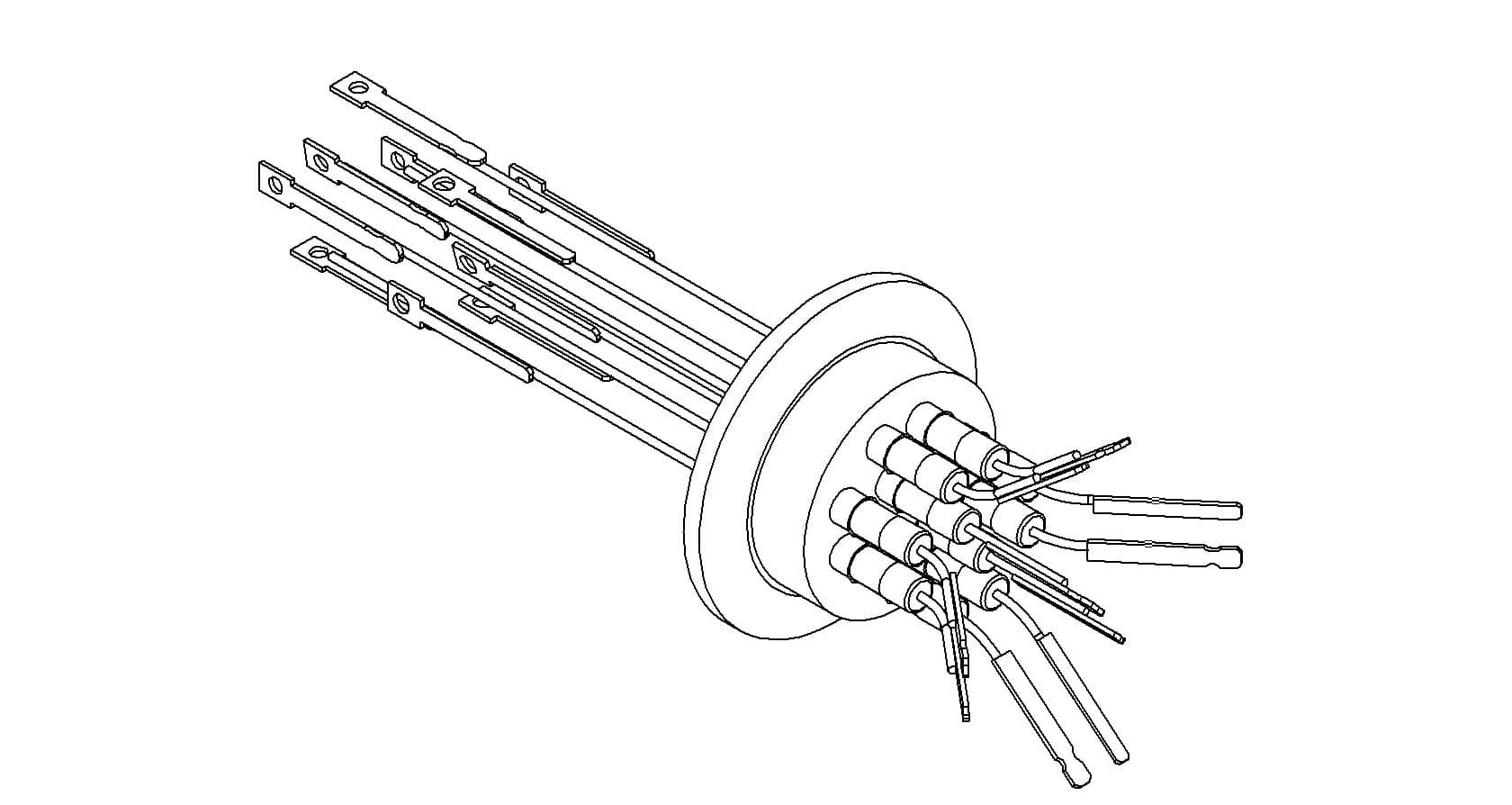 THERMOCOUPLE, TYPE K, 5 PAIR, CONNECTOR, QF40 대표 이미지