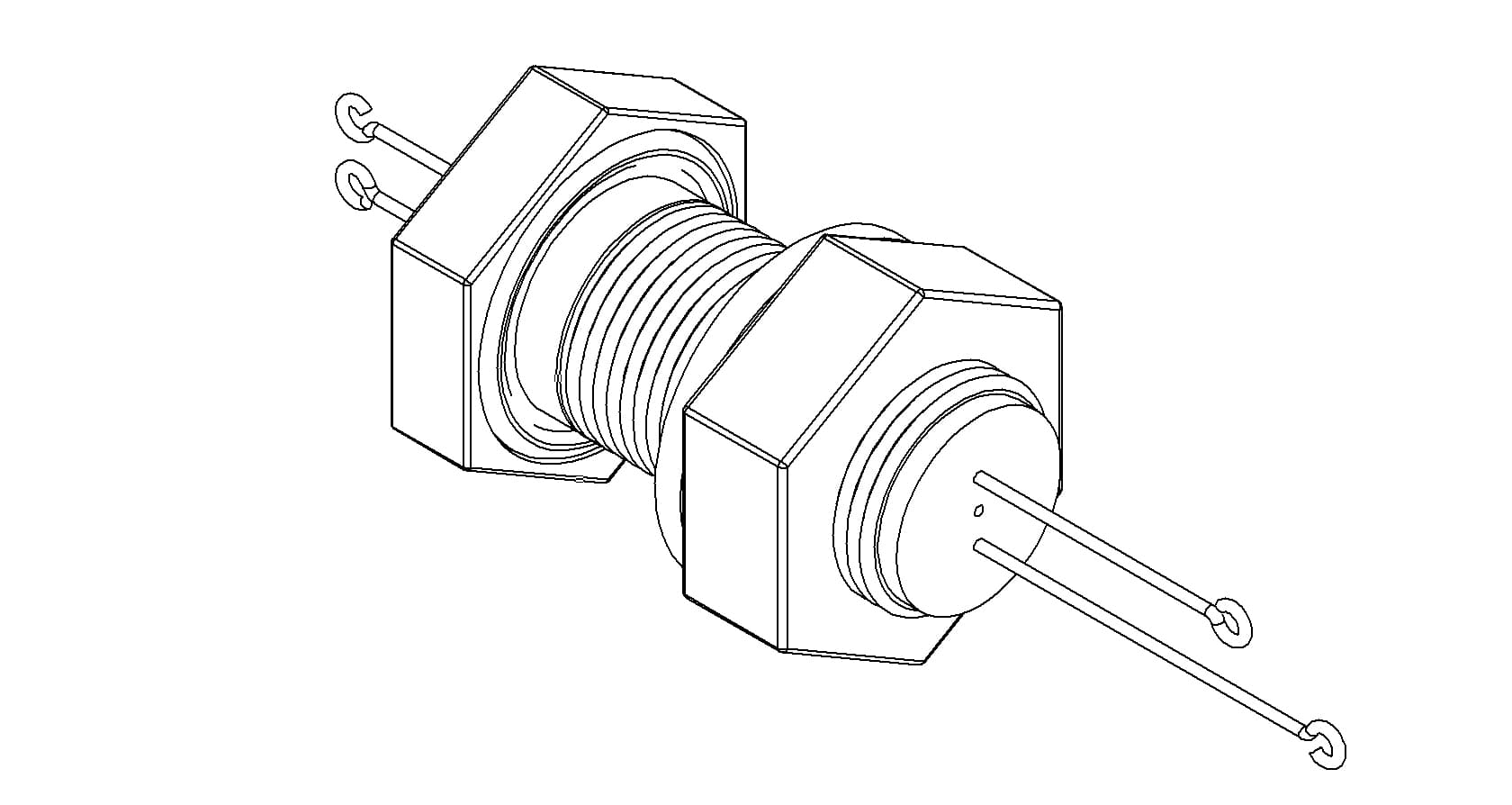THERMOCOUPLE, TYPE R-S, 1 PAIR, SCREW-TYPE, BASEPLATE 제품 이미지