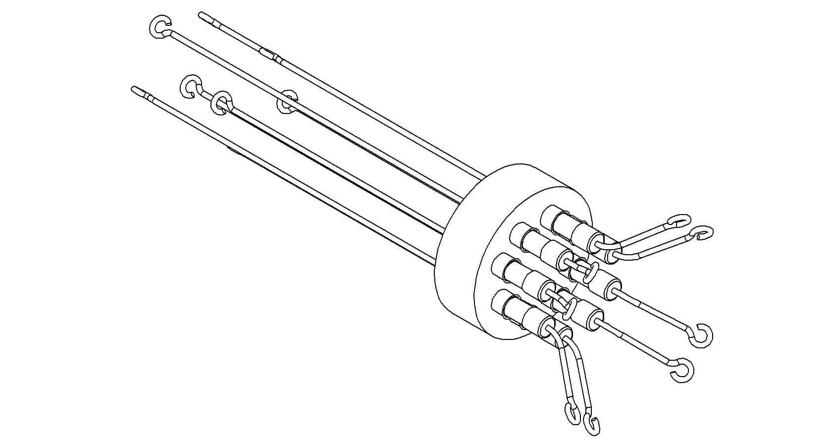 THERMOCOUPLE, TYPE R-S, 5 PAIR, SCREW-TYPE, WELD 제품 이미지