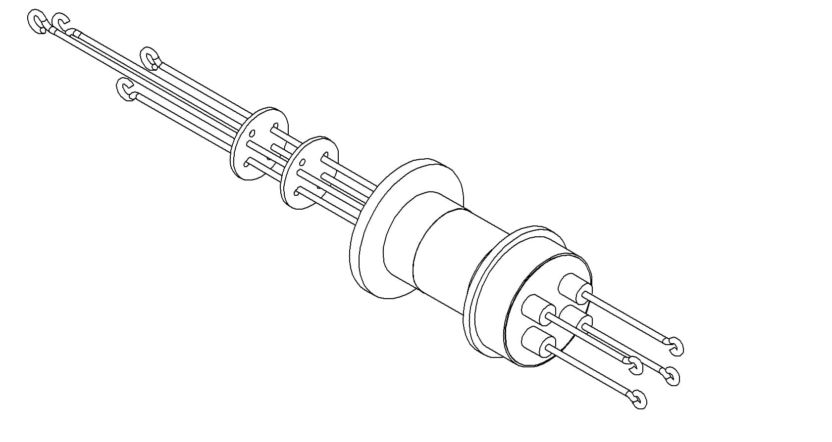 THERMOCOUPLE, TYPE T, 2 PAIR, SCREW-TYPE, QF16 제품 이미지