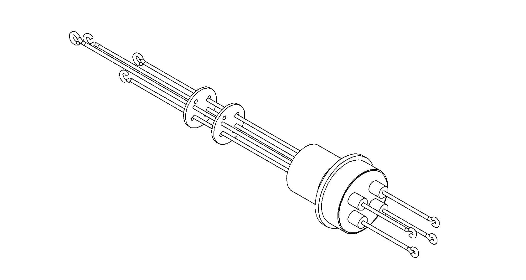 THERMOCOUPLE, TYPE T, 2 PAIR, SCREW-TYPE, WELD 제품 이미지