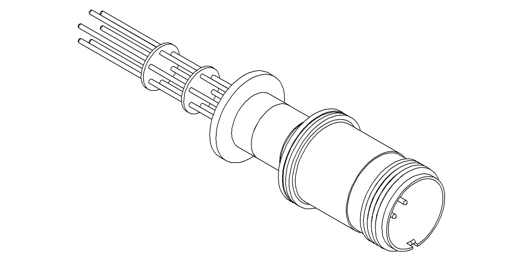 THERMOCOUPLE, TYPE E, 3 PAIR, MS CONNECTOR, QF16 제품 이미지
