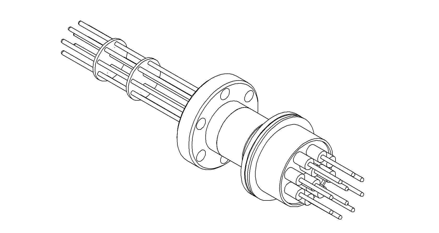 THERMOCOUPLE, TYPE K, 5 PAIR, 133CF