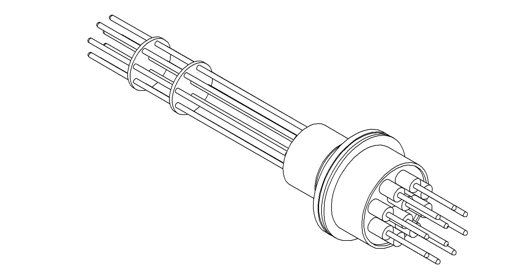 THERMOCOUPLE, TYPE K, 5 PAIR, WELD