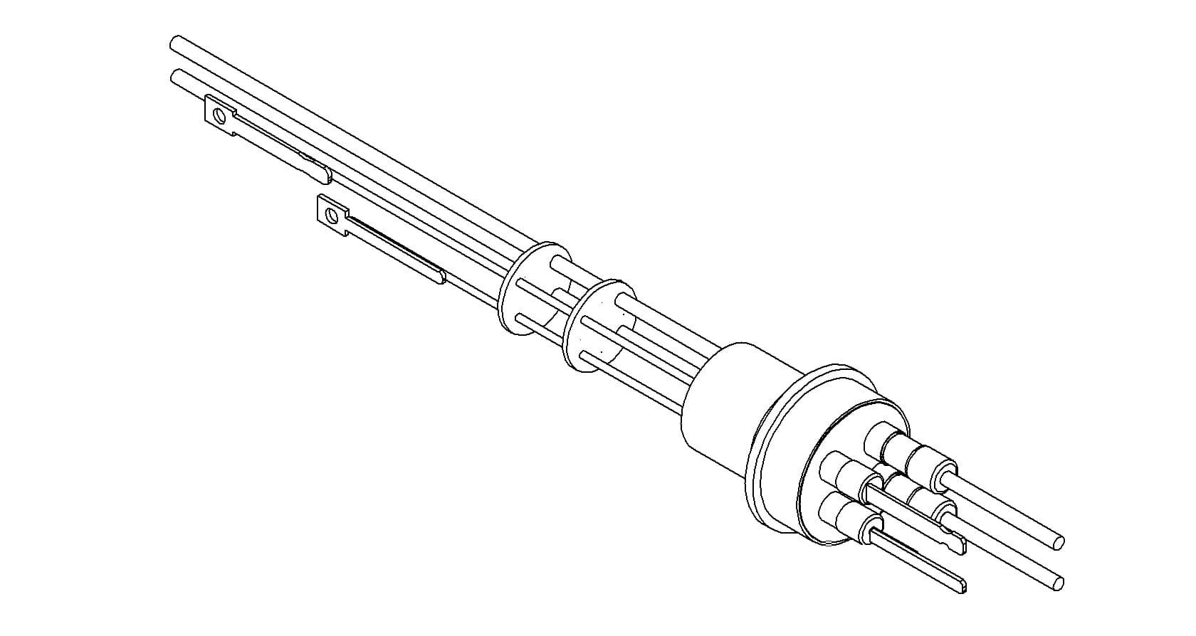 THERMOCOUPLE-POWER, TYPE E, 1 PAIR, 5KV, 30A, 2 PINS, WELD 제품 이미지