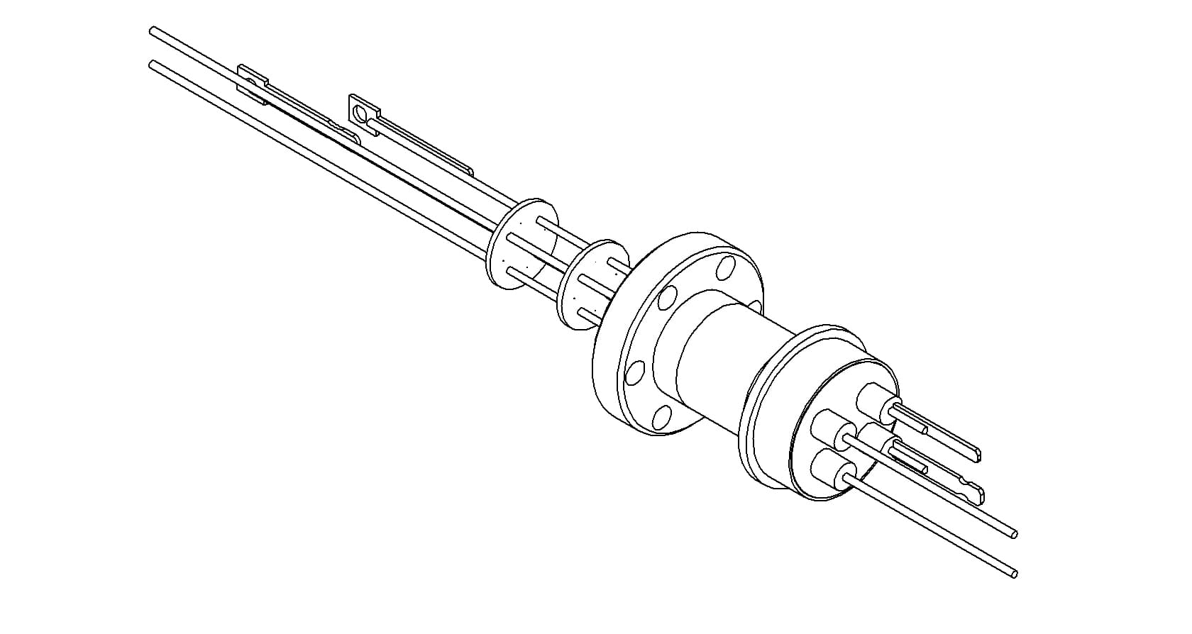 THERMOCOUPLE-POWER, TYPE J, 1 PAIR, 1KV, 5A, 2 PINS, 133CF