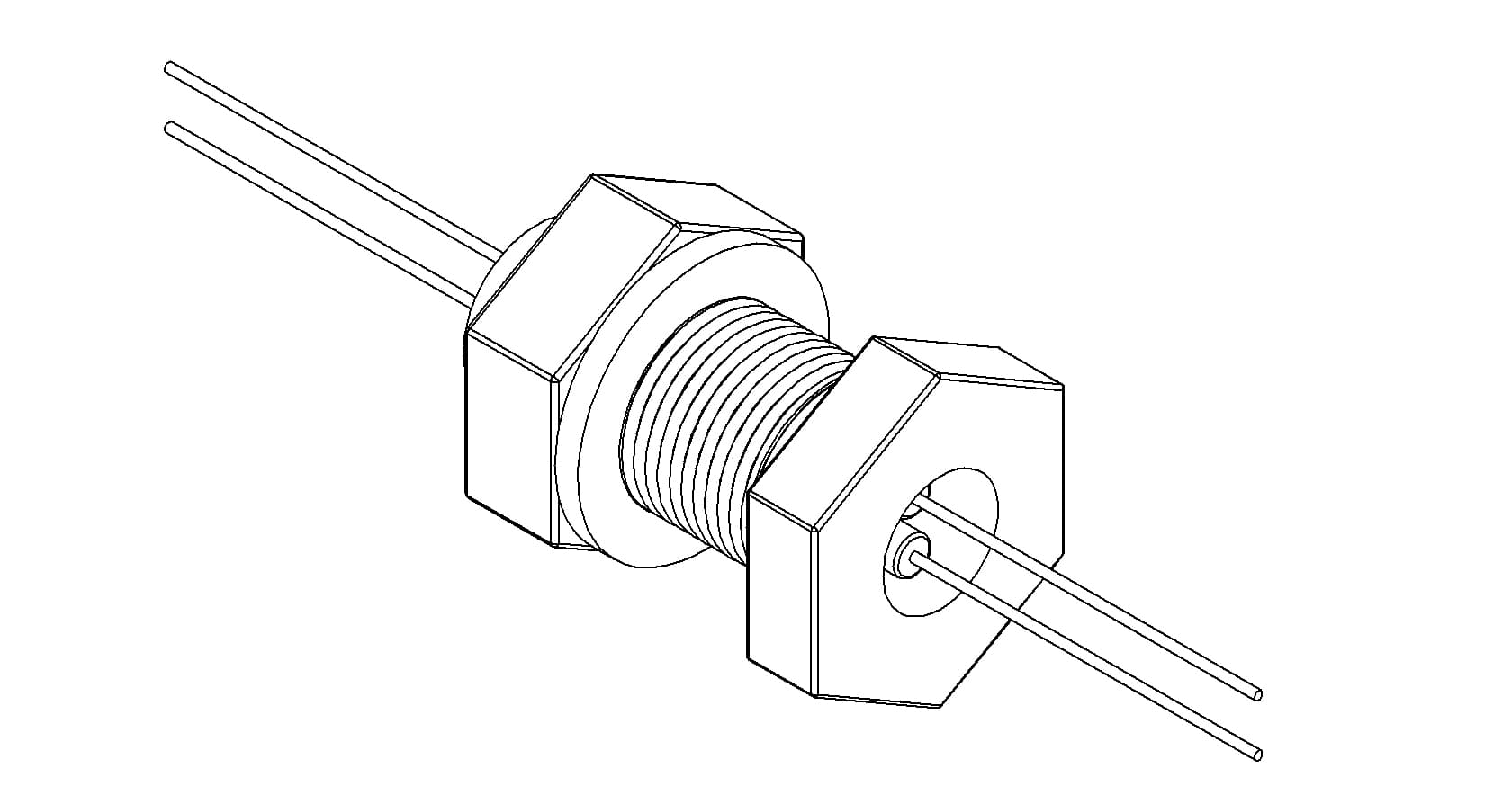POWER, 1KV, 25A, 2PIN, COPPER, BASEPLATE