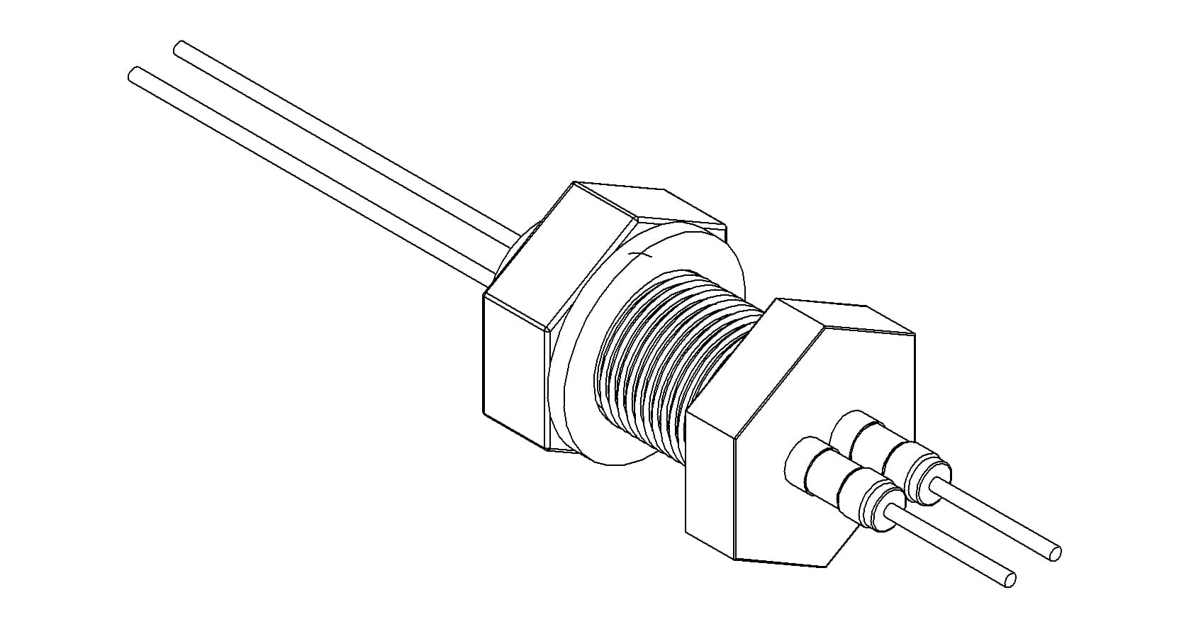 POWER, 2KV, 15A, 2PIN, NICKEL, BASEPLATE