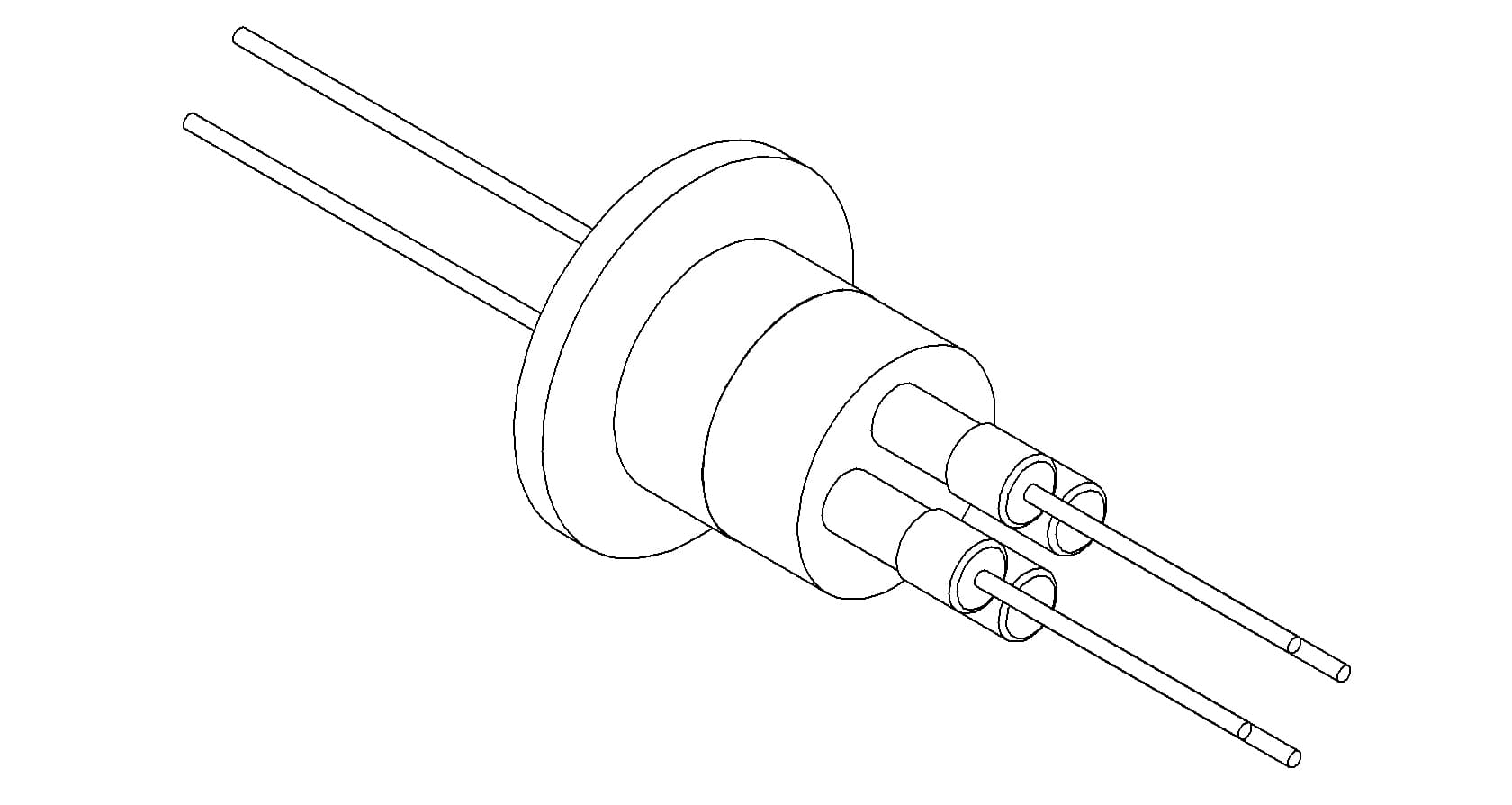 POWER, 5KV, 8A, 4PIN, NICKEL, QF16