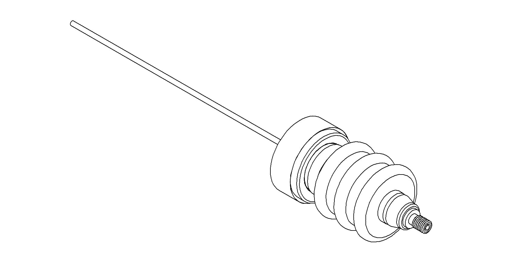 POWER, 20KV, 50A, 1PIN, COPPER, WELD 제품 이미지