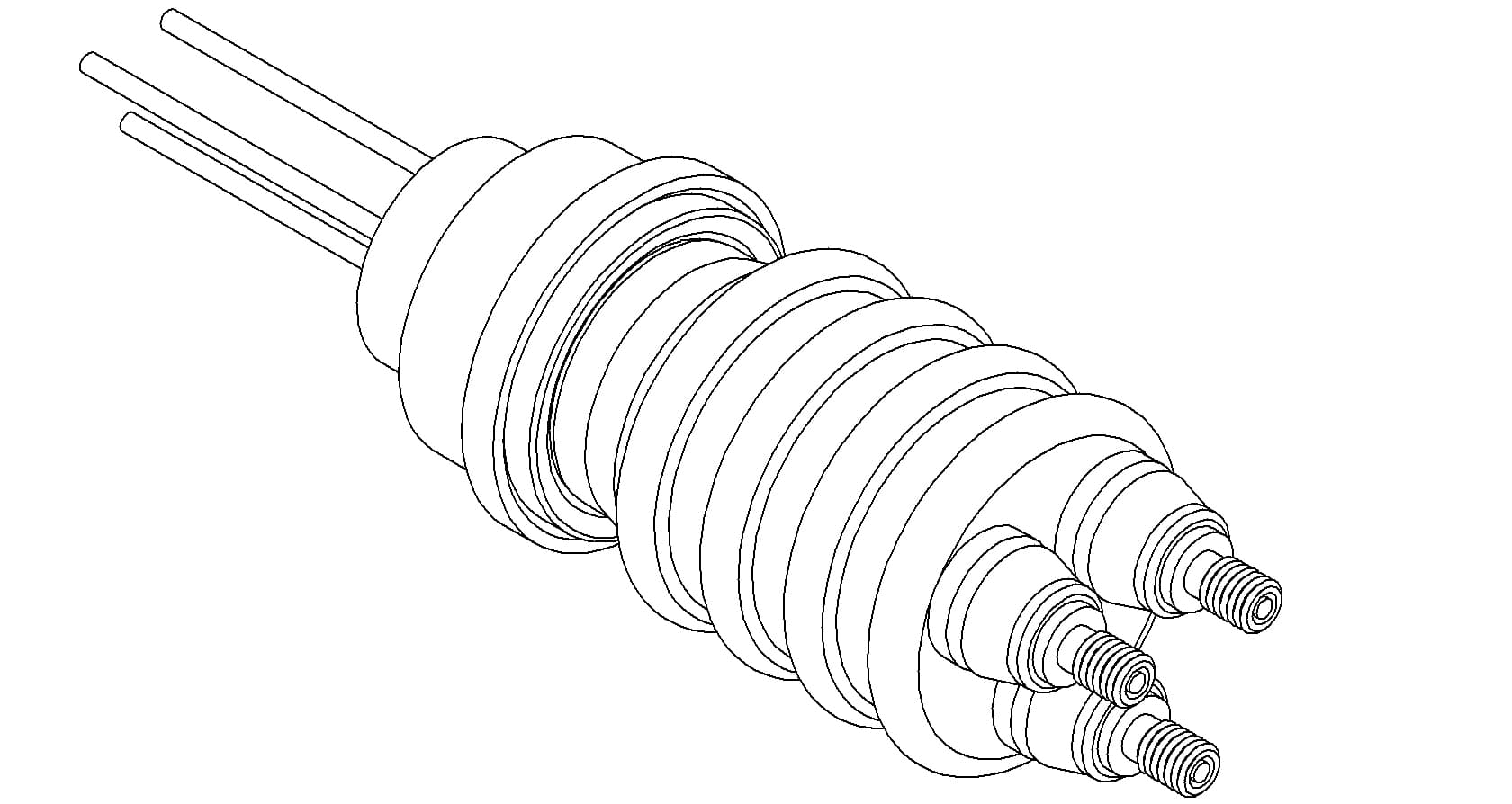 POWER, 25KV, 3A, 3PIN, STAINLESS STEEL, WELD 제품 이미지