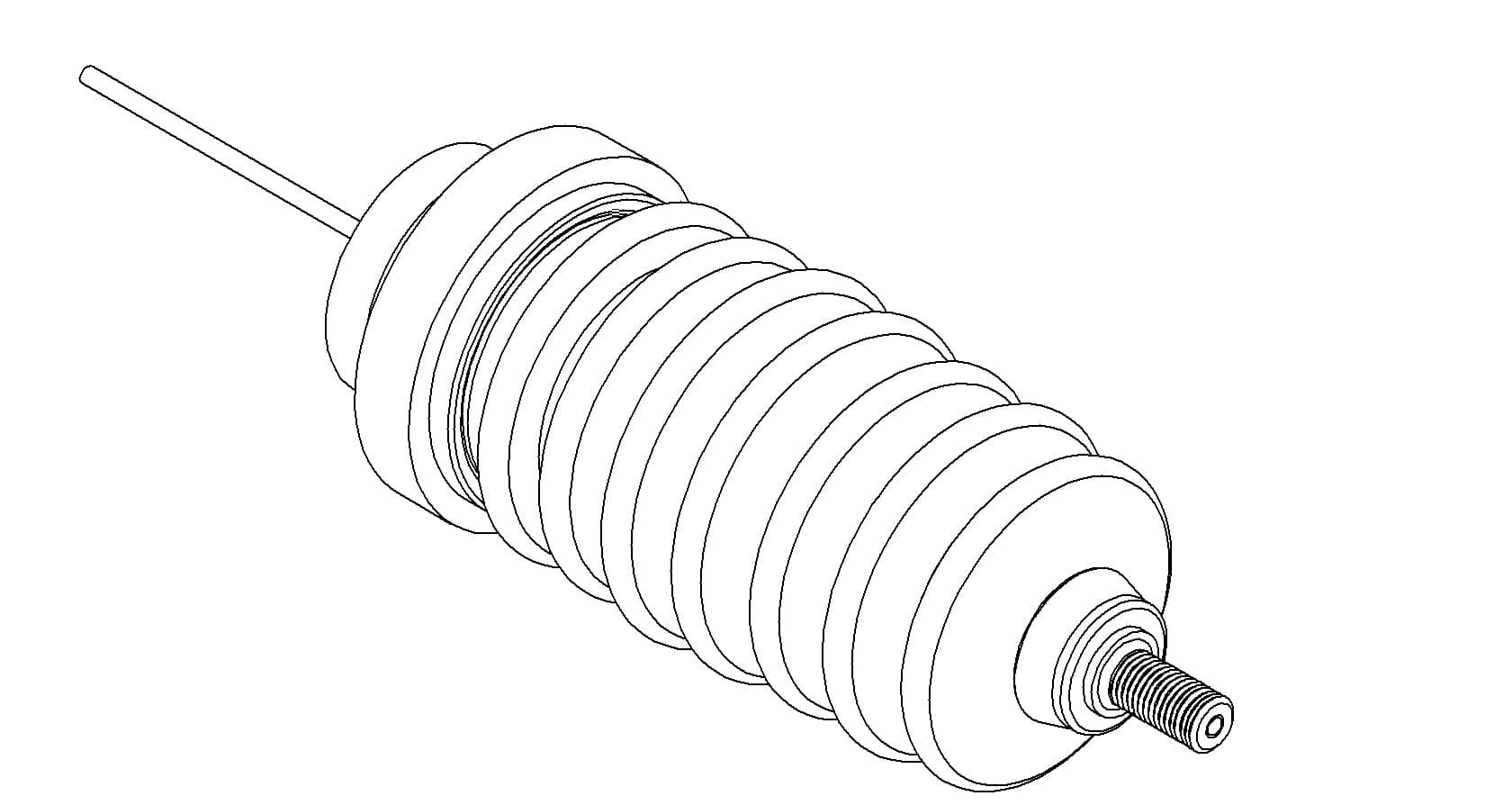 POWER, 60KV, 3A, 1PIN, STAINLESS STEEL, WELD 제품 이미지