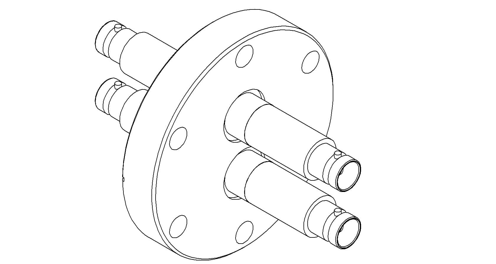 COAXIAL, BNC, 2 PIN, GROUNDED SHIELD, DOUBLE-ENDED, 275CF 제품 이미지