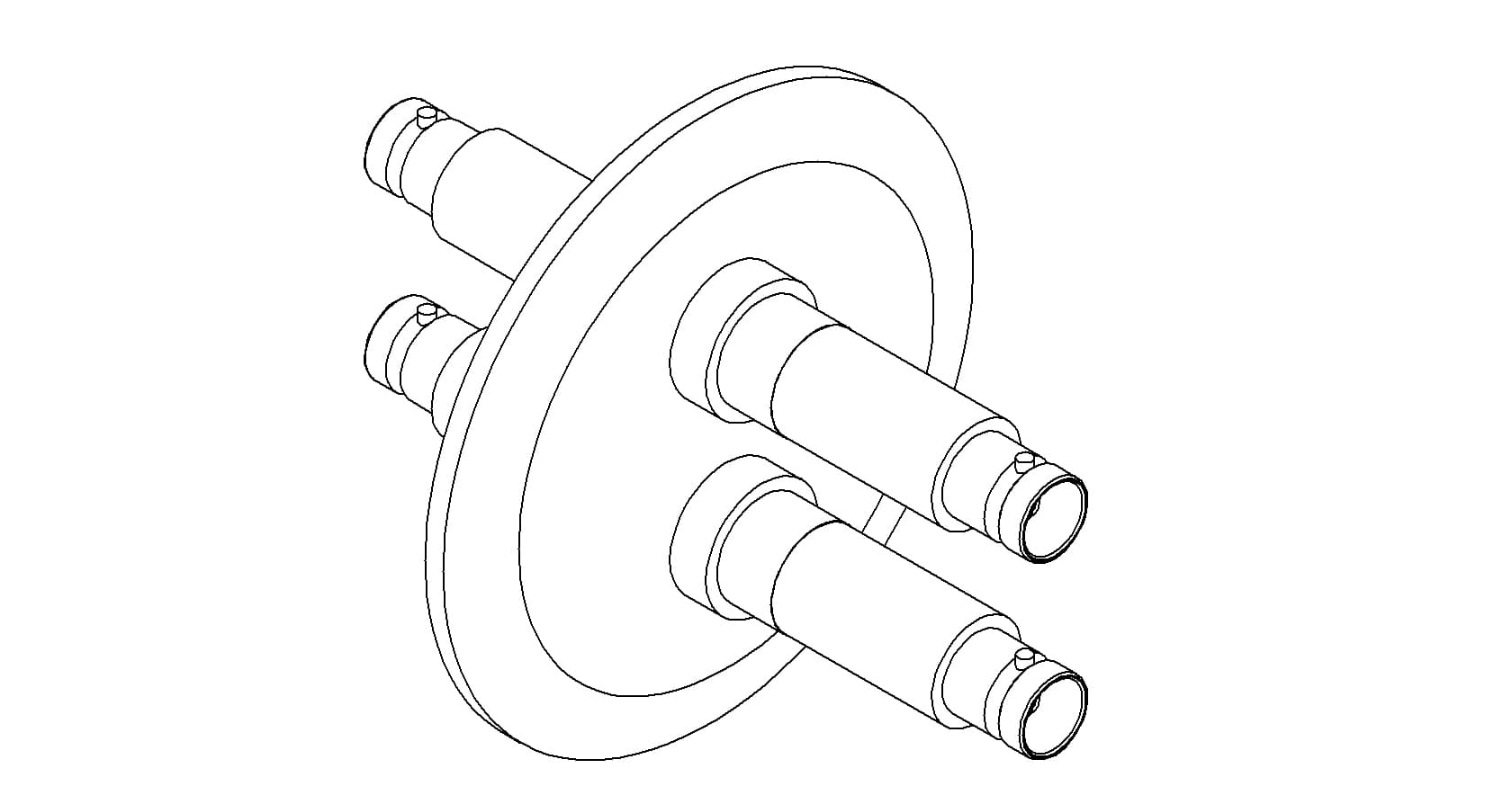 COAXIAL, BNC, 2 PIN, GROUNDED SHIELD, DOUBLE-ENDED, QF50 제품 이미지
