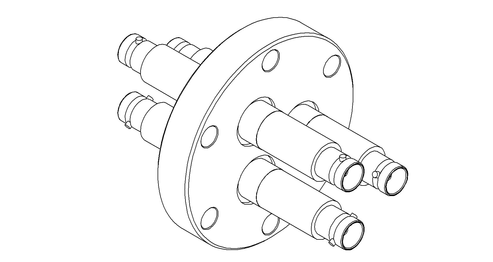 COAXIAL, BNC, 3 PIN, GROUNDED SHIELD, DOUBLE-ENDED, 275CF
