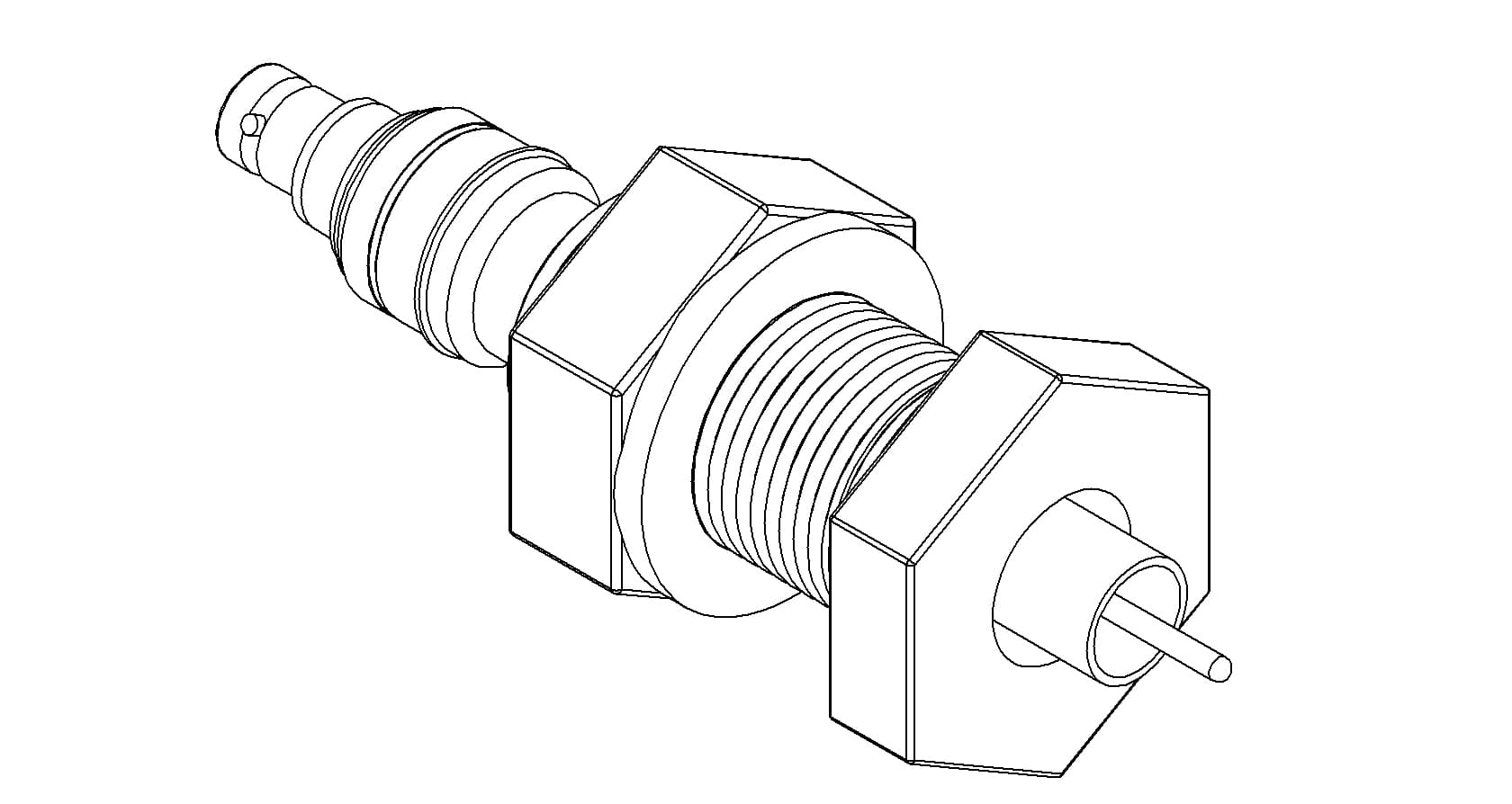 COAXIAL, BNC, 1 PIN, FLOATING SHIELD, 1 제품 이미지