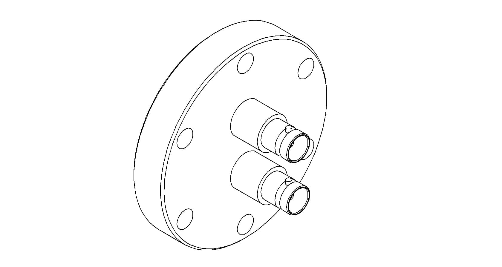 COAXIAL, MHV, 2 PINS, GROUNDED SHIELD, 275CF