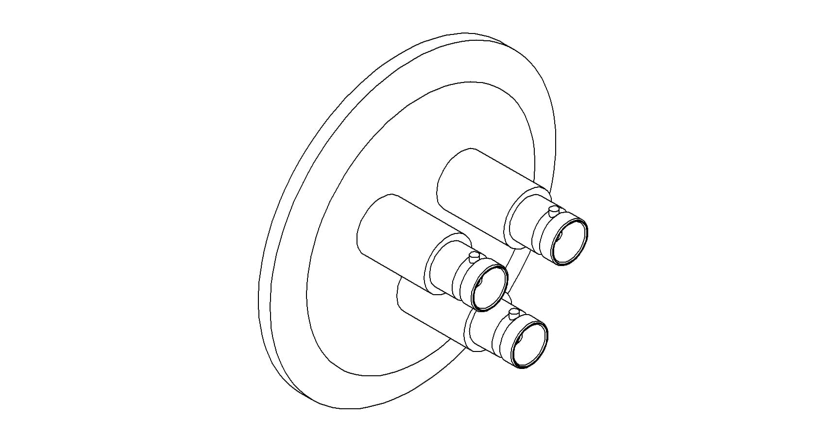 COAXIAL, MHV, 3 PIN, GROUNDED SHIELD, QF50 제품 이미지