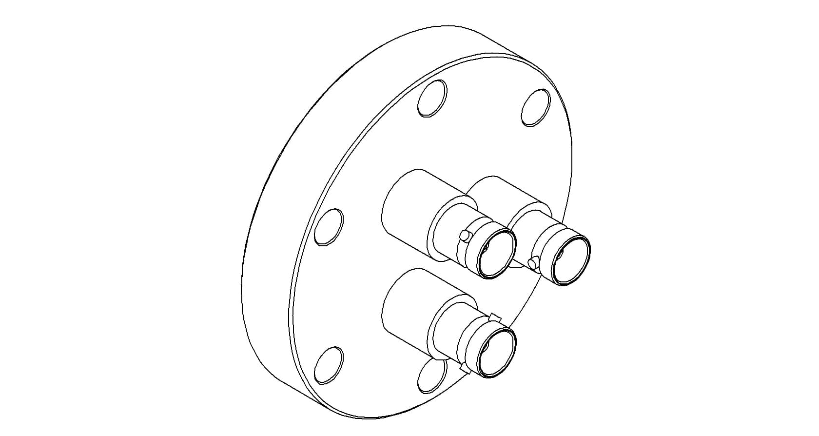 COAXIAL, MHV, 3 PINS, GROUNDED SHIELD, 275CF