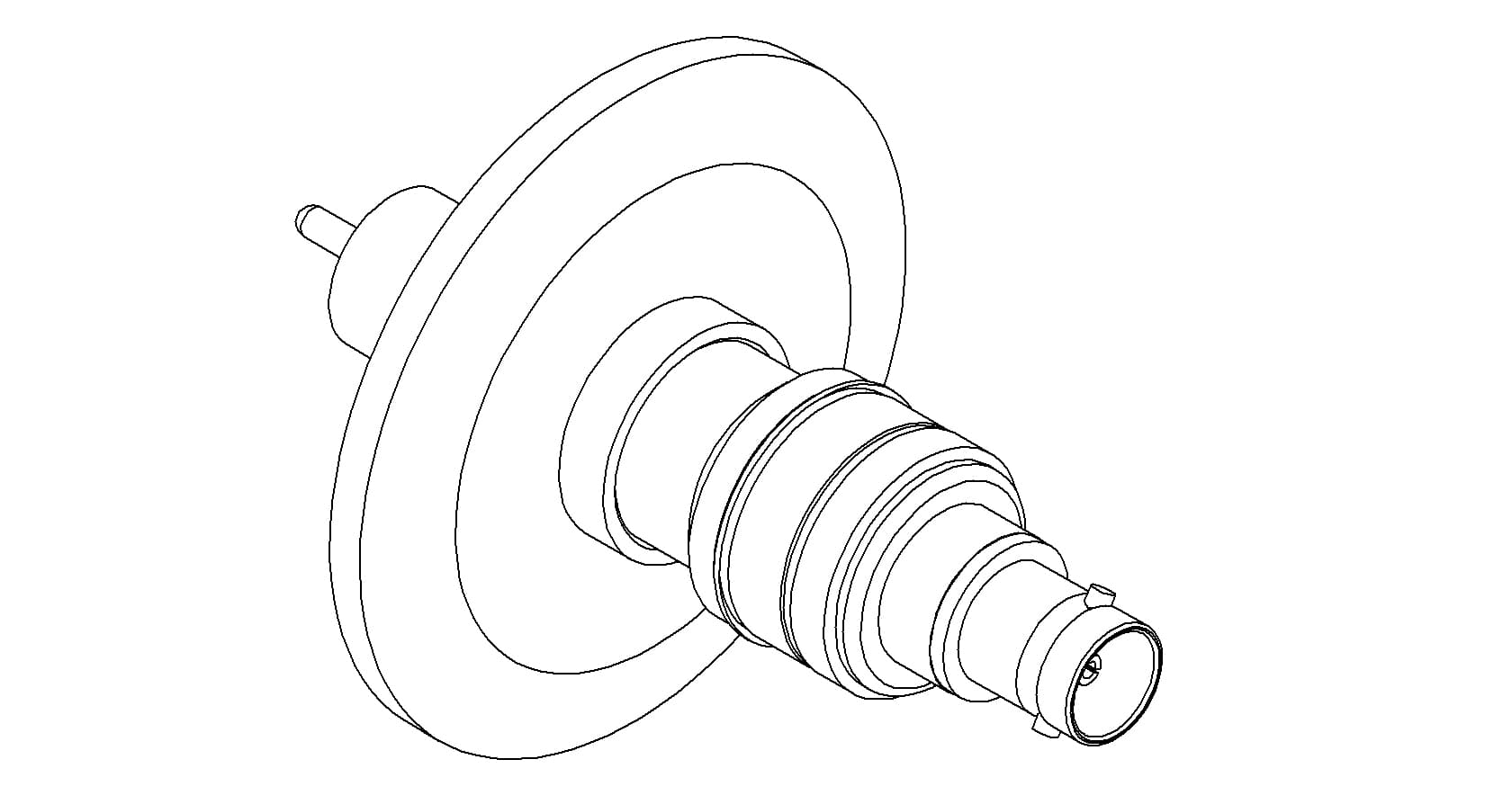 COAXIAL, MHV, 1 PIN, FLOATING SHIELD, QF40