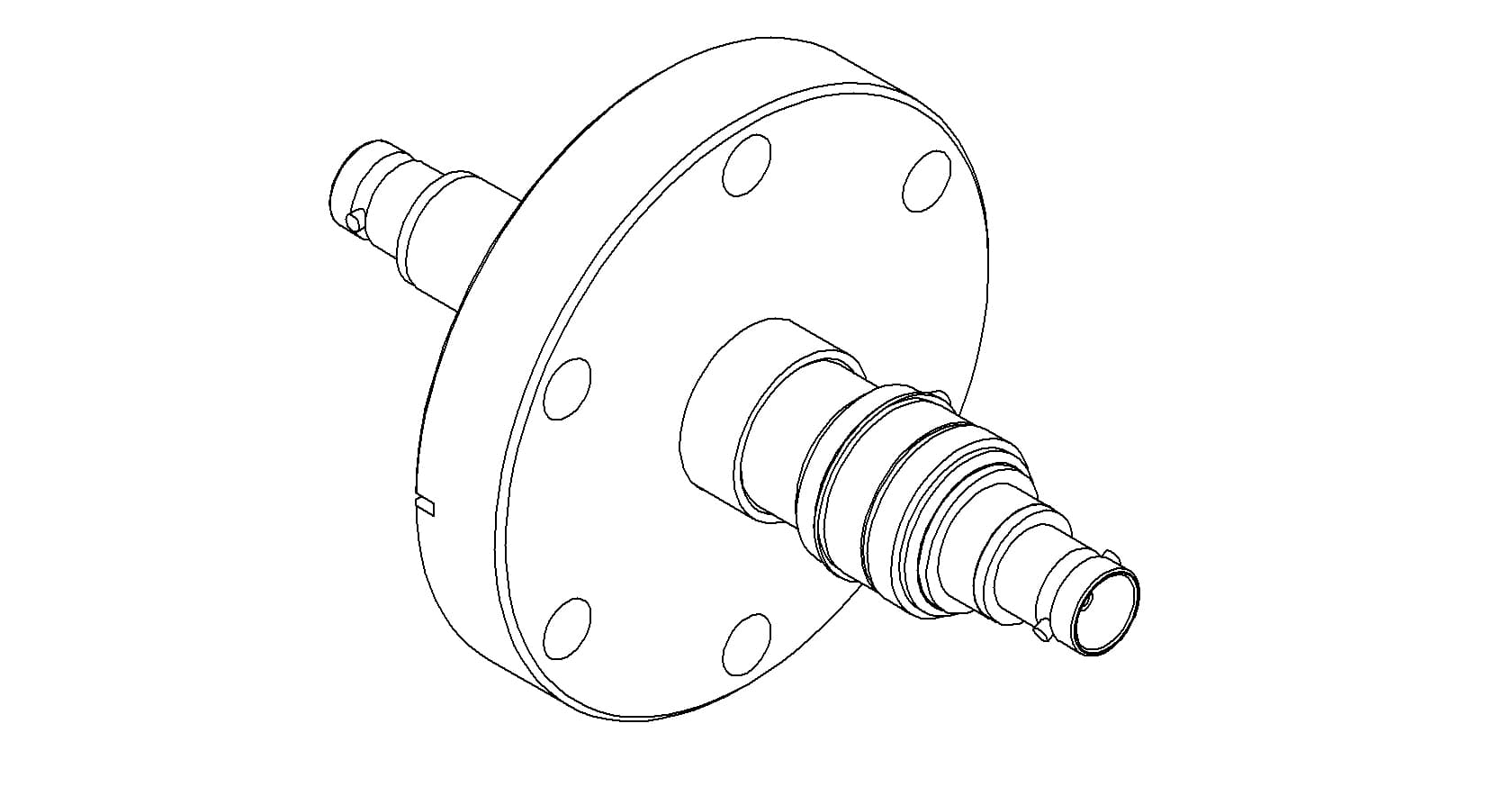 COAXIAL, MHV, 1 PIN, FLOATING SHIELD, DOUBLE-ENDED, 275CF