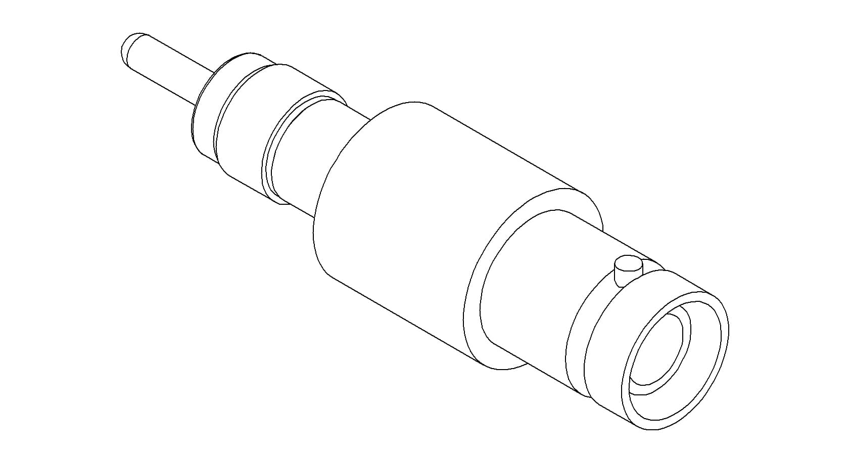 COAXIAL, SHV-5, 1 PIN, GROUNDED SHIELD, EXPOSED, WELD 제품 이미지
