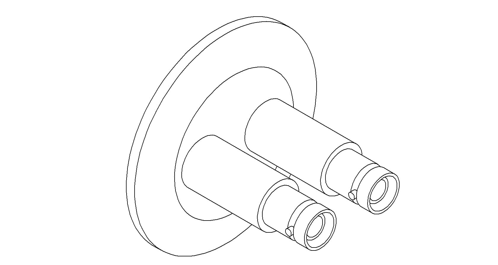 COAXIAL, SHV-5, 2 PIN, GROUNDED SHIELD, QF40 제품 이미지