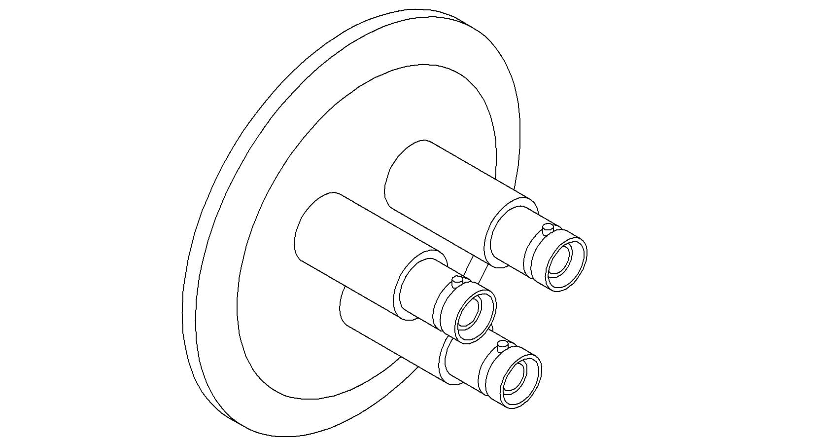 COAXIAL, SHV-5, 3 PIN, GROUNDED SHIELD, QF50 제품 이미지