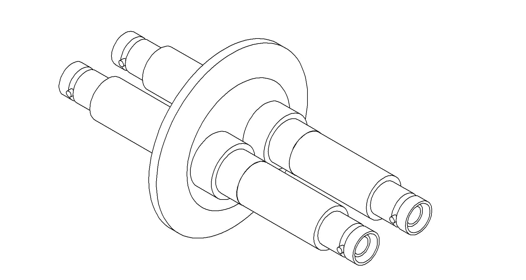 COAXIAL, SHV-5, 2 PIN, GROUNDED SHIELD, DOUBLE-ENDED, QF40