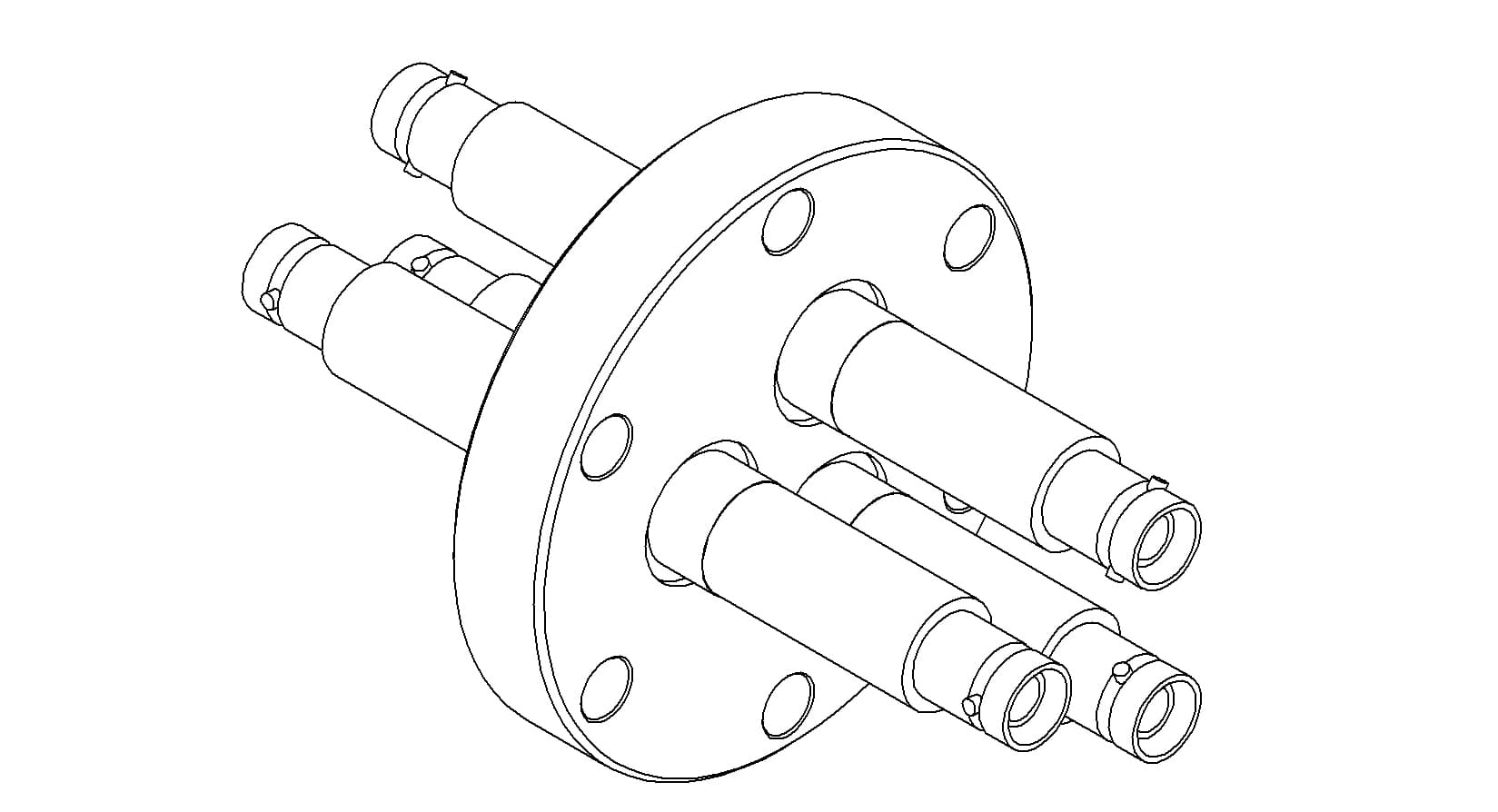 COAXIAL, SHV-5, 3 PIN, GROUNDED SHIELD, DOUBLE-ENDED, 275CF 제품 이미지