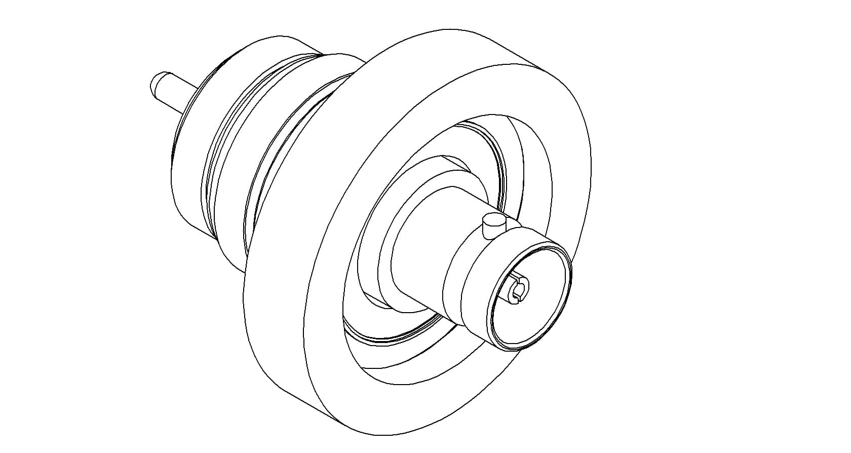 COAXIAL, SHV-5, 1 PIN, FLOATING SHIELD, WELD