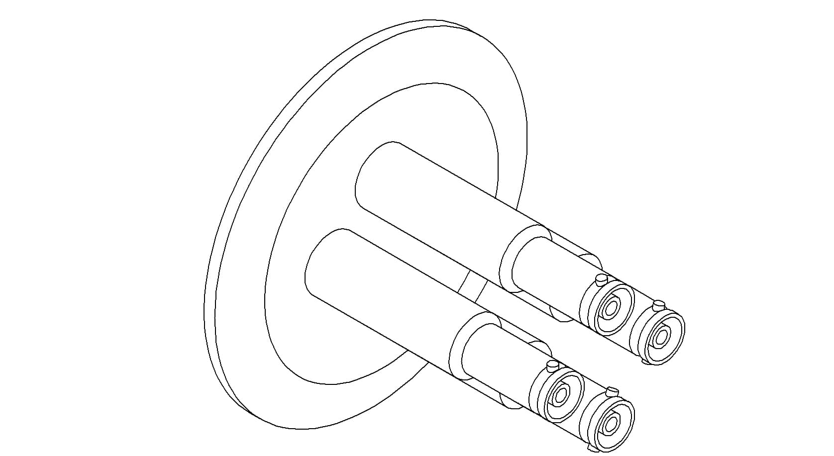COAXIAL, SHV-10, 4 PIN, GROUNDED SHIELD, QF50 제품 이미지