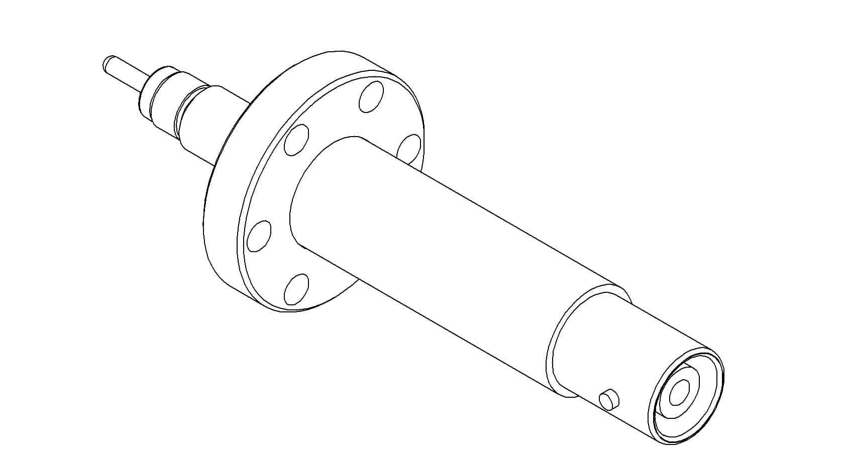 COAXIAL, SHV-20, 1 PIN, GROUNDED SHIELD, EXPOSED, 133CF, NO CONNECTOR 제품 이미지