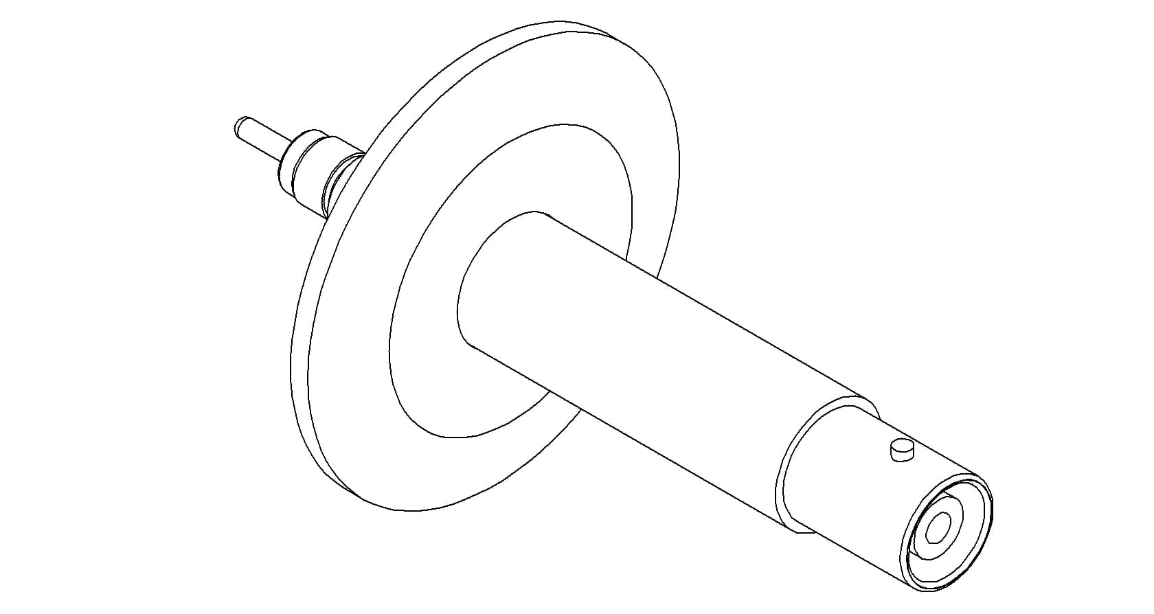 COAXIAL, SHV-20, 1 PIN, GROUNDED SHIELD, EXPOSED, QF40 제품 이미지