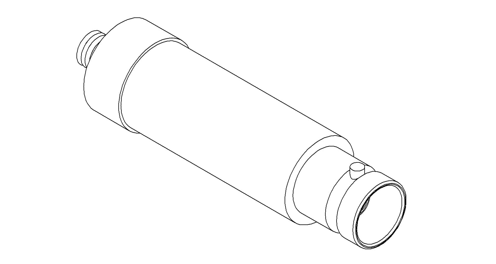 COAXIAL, BNC-MICRODOT, 1 PIN, GROUNDED SHIELD, WELD, NO CONNECTOR