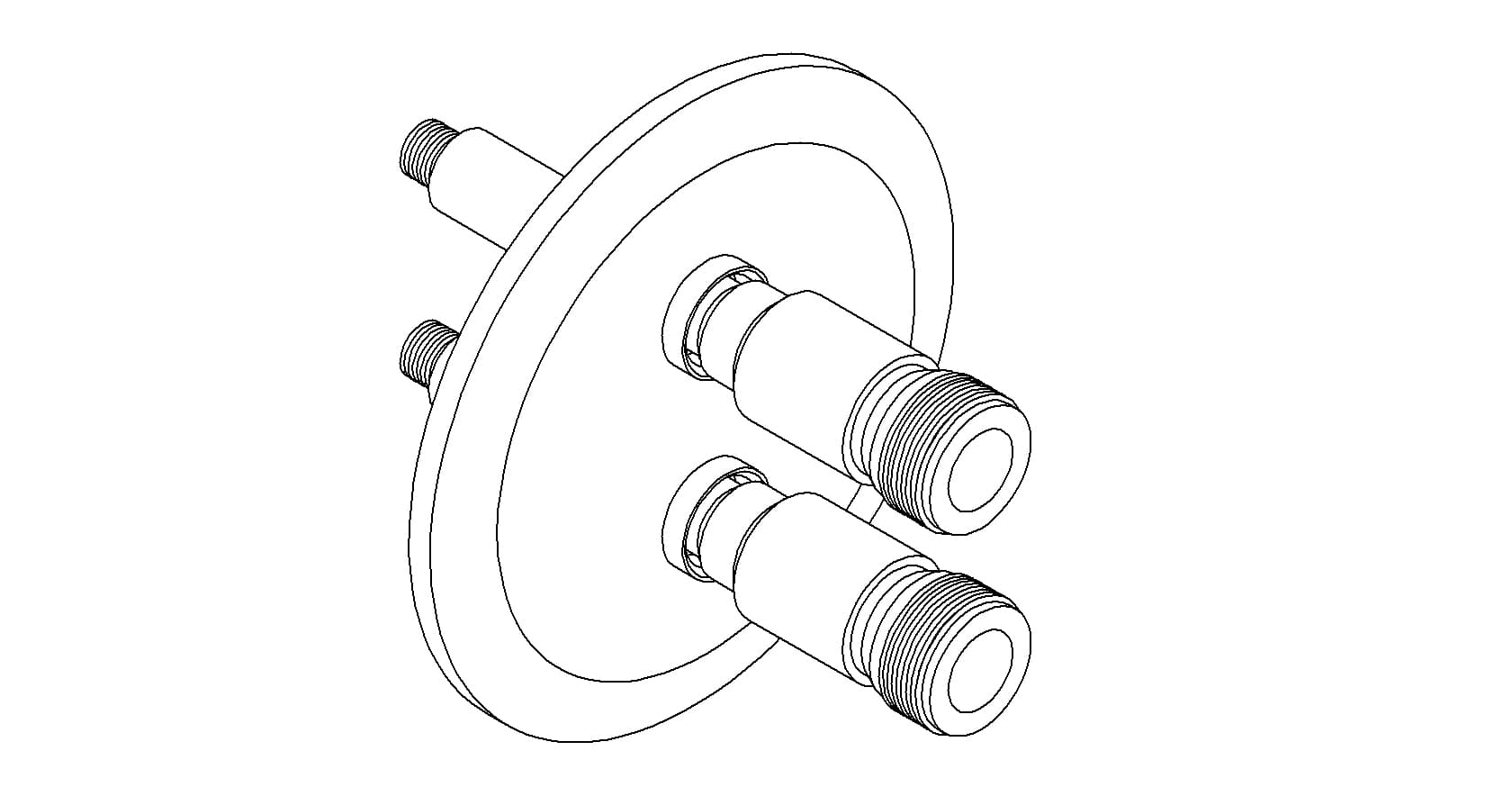 COAXIAL, TYPE N-SMA, 2 PIN, GROUNDED SHIELD, QF50 제품 이미지