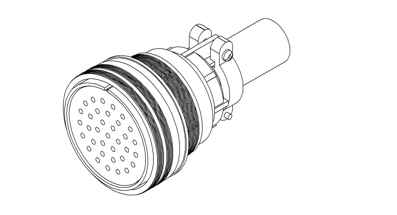 MS CIRCULAR CONNECTOR, 700V, 100A, 35PIN 제품 이미지