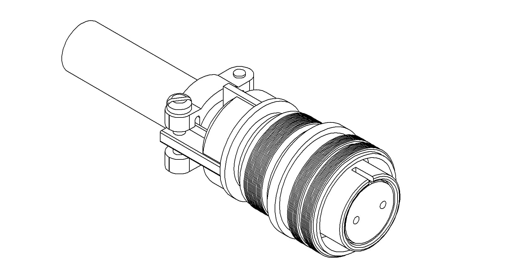 MS CIRCULAR CONNECTOR, 700V, 40A, 2 PIN 제품 이미지