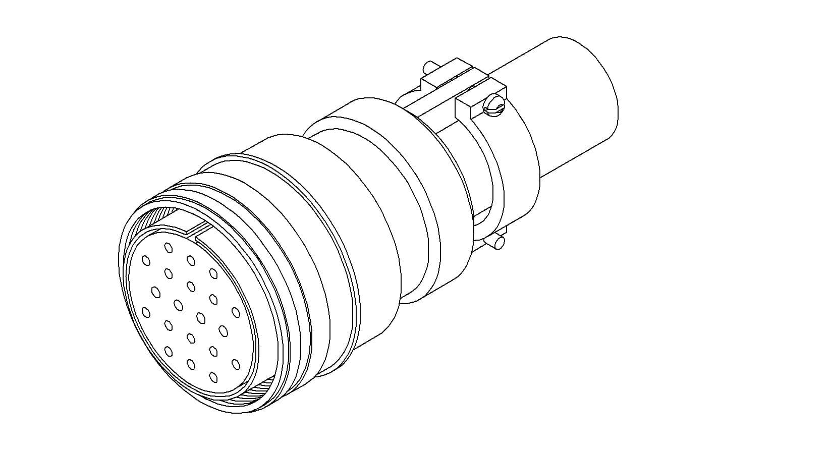 MS CIRCULAR CONNECTOR, 700V, 75A, 20PIN 제품 이미지