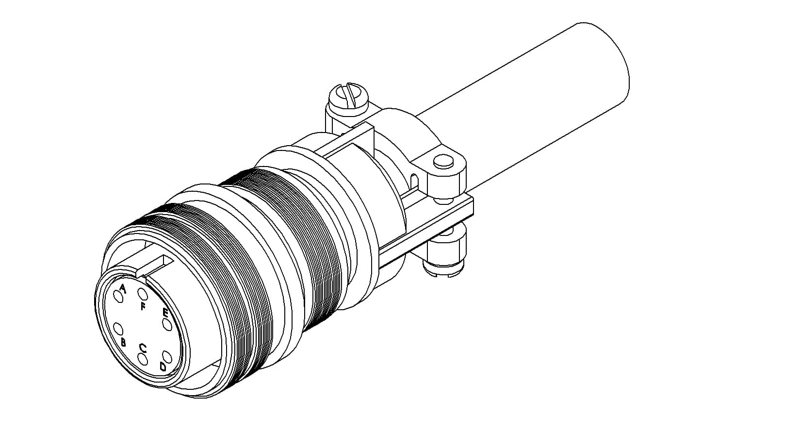 MS CIRCULAR THERMOCOUPLE CONNECTOR, 3 PAIR, TYPE E