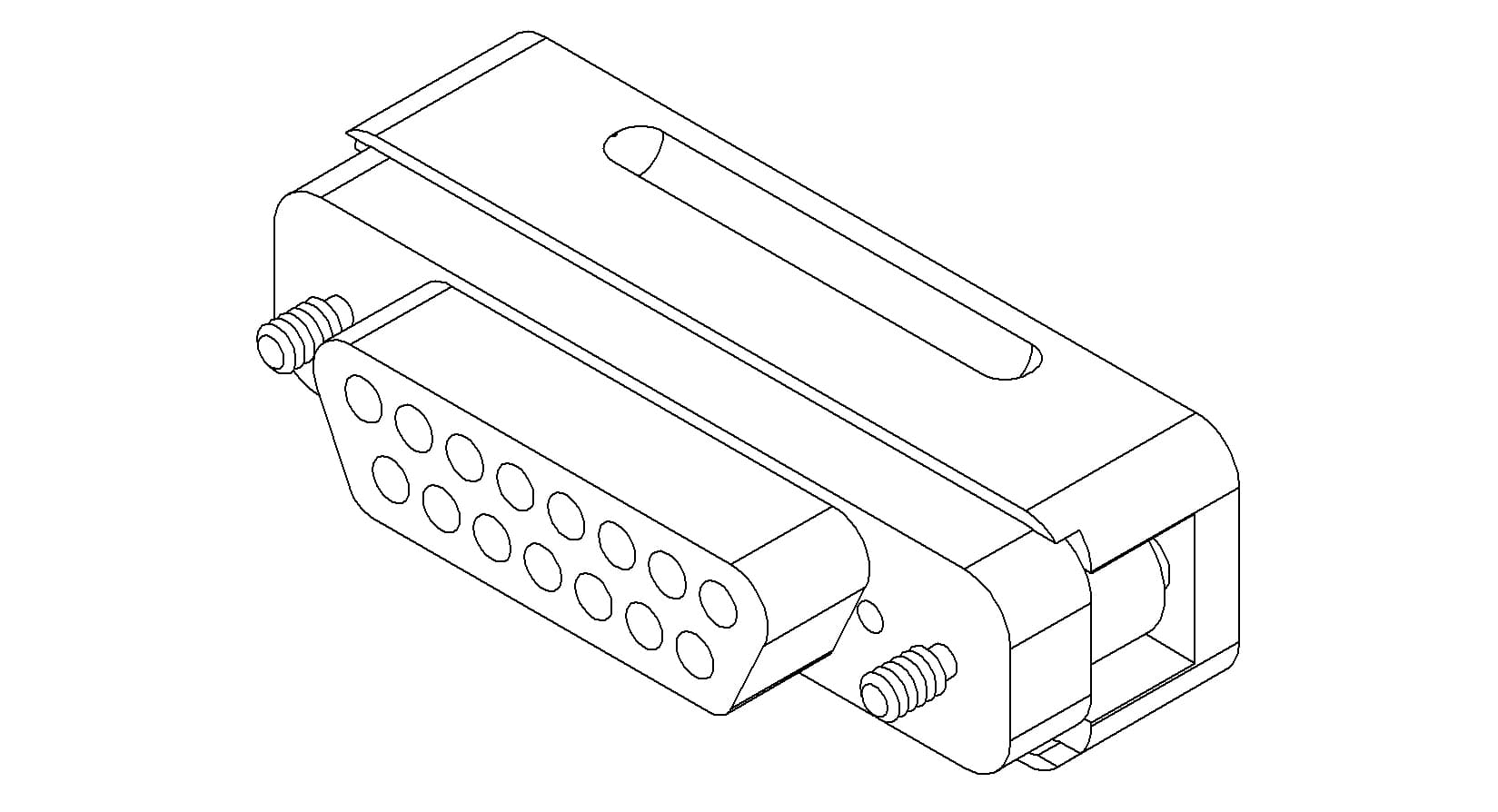 CONNECTOR, TYPE-D, IN-VACUUM, PEEK, 15 PIN, FEMALE 제품 이미지