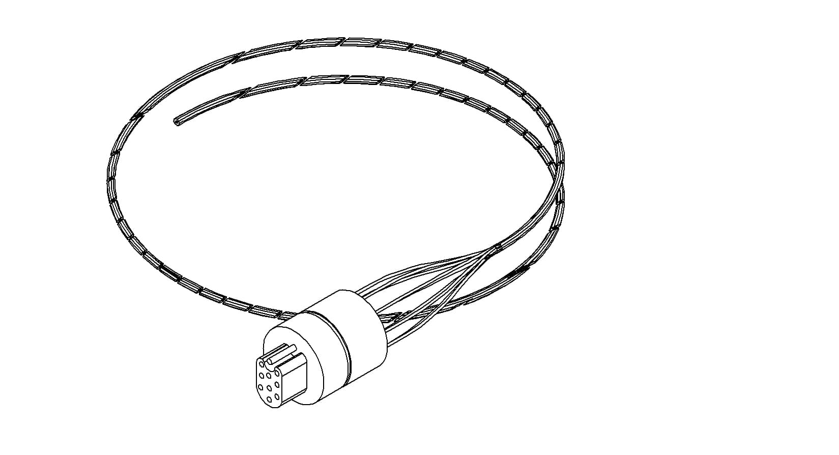 CONNECTOR-CABLE, TYPE-C, IN-VACUUM, 9 PIN, FEMALE, 39" 제품 이미지